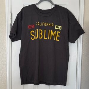 Daydreamer Sublime Oversized Graphic Tee - Black and Yellow